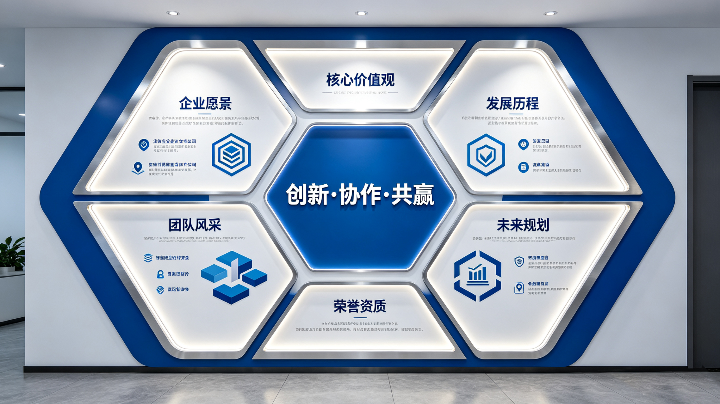 镇康企业文化墙六边形避坑指南（新手常犯5个错误）